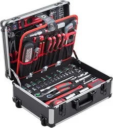 Caja de herramientas completa Meister - mejor para transporte de muchas herramientas