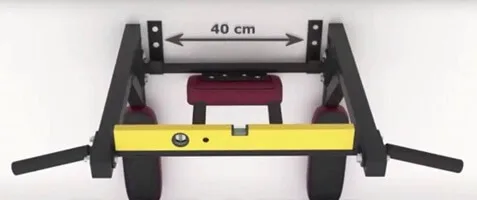 Separación anclajes