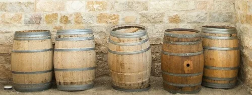 Barriles de madera de roble de 225 litros