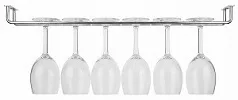 soporte de copas para el mueble bar realizado con un palé