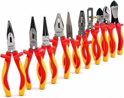 Ingdaum 10 piezas VDE — Mejor juego de alicates para electricistas