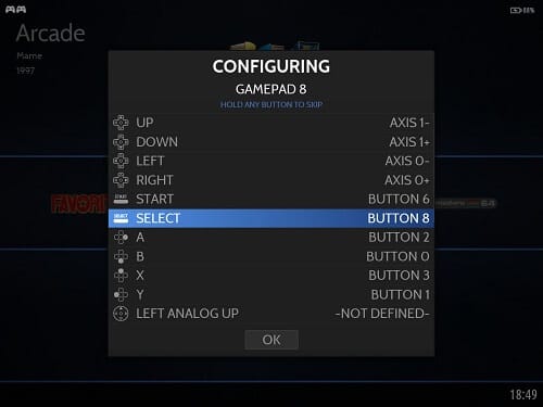 Configuración del Joystick y los botones del controlador USB en Batocera