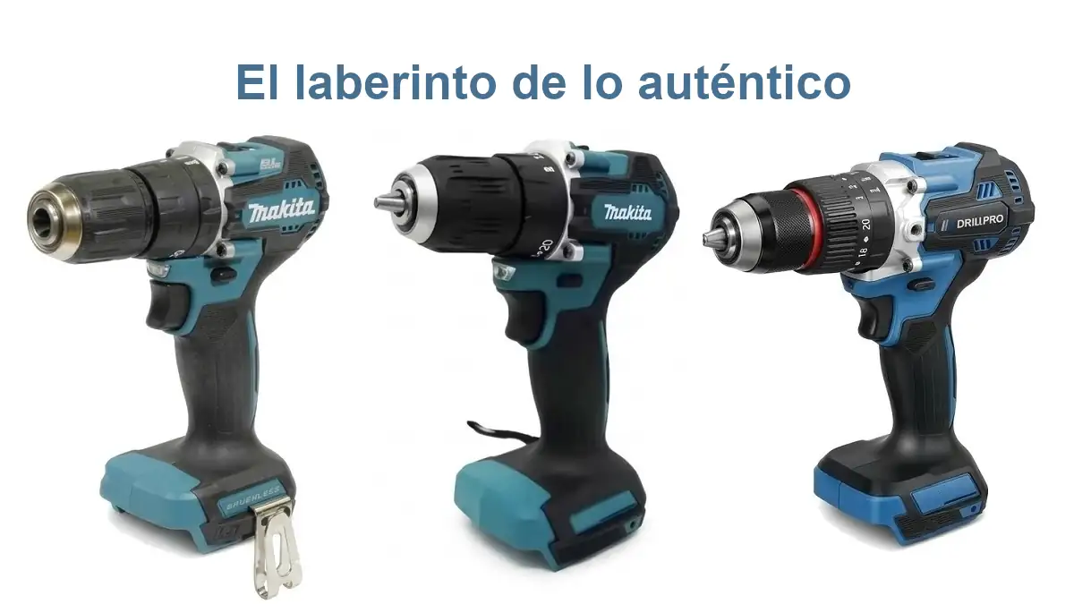 Makita falso y clon comparados con Makita original