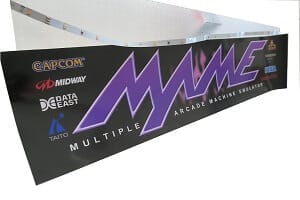 Marquesina compuesta del Vinilo, un acrílico y una tira de luces leds para la máquina recreativa