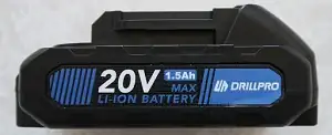 Taladro Drillpro brushless. Batería 1.5Ah