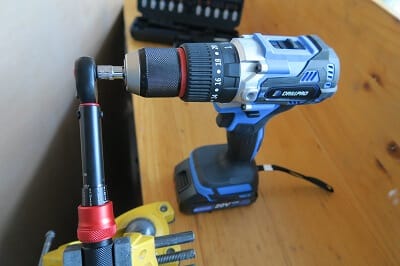 Taladro Drillpro brushless. Medición del torque.