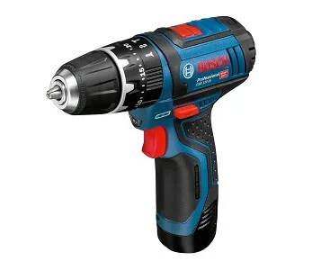 taladro a batería Bosch-GSB 12V-15 compacto y ligero